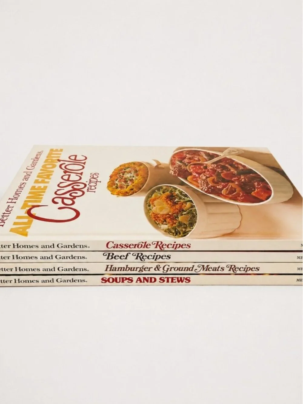 Better Homes & Gardens Vintage Cookbooks Soups & Stews, Beef, Hamburger & Ground
